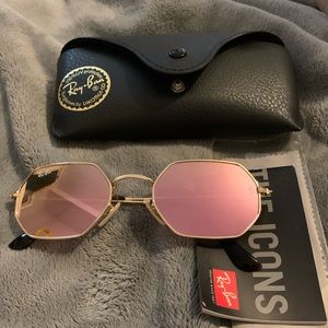 NWOT Ray-Ban Octogonal Flash Lenses